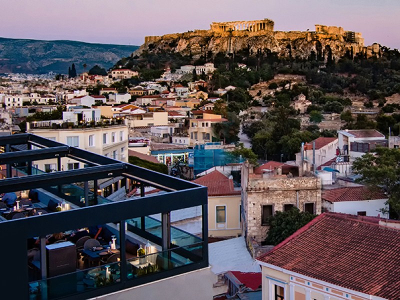 Motorized roofs and glass systems @ Mira-Me boutique Hotel, Athens