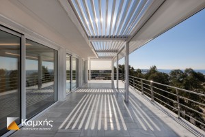 Bioclimatic pergola systems @ Office building, Glyfada