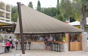 Fabric architecture @ Grecotel Daphnila Bay, Dassia, Corfu