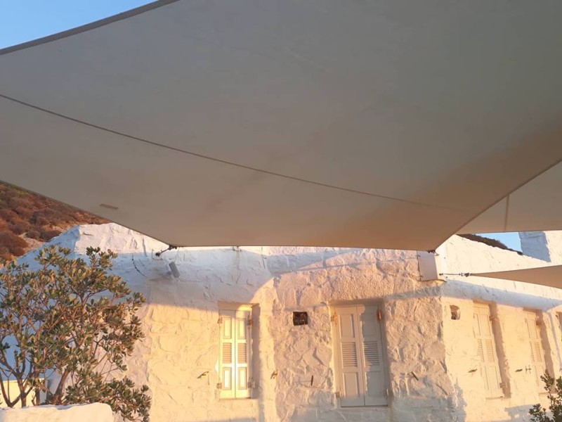 Sun-Sails 'All Season' @ private house, Amorgos