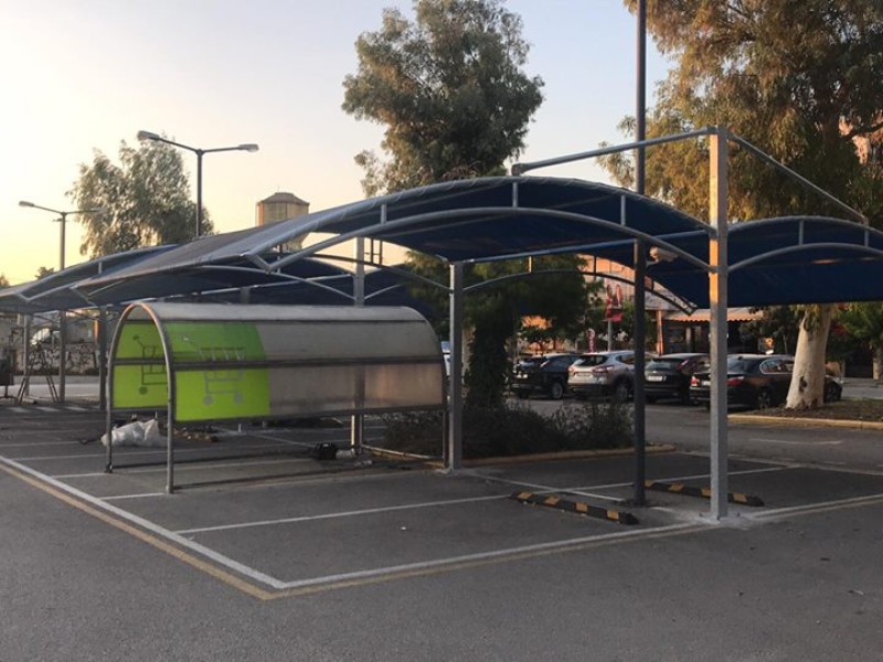 Car-park shades @ My Market, Patra