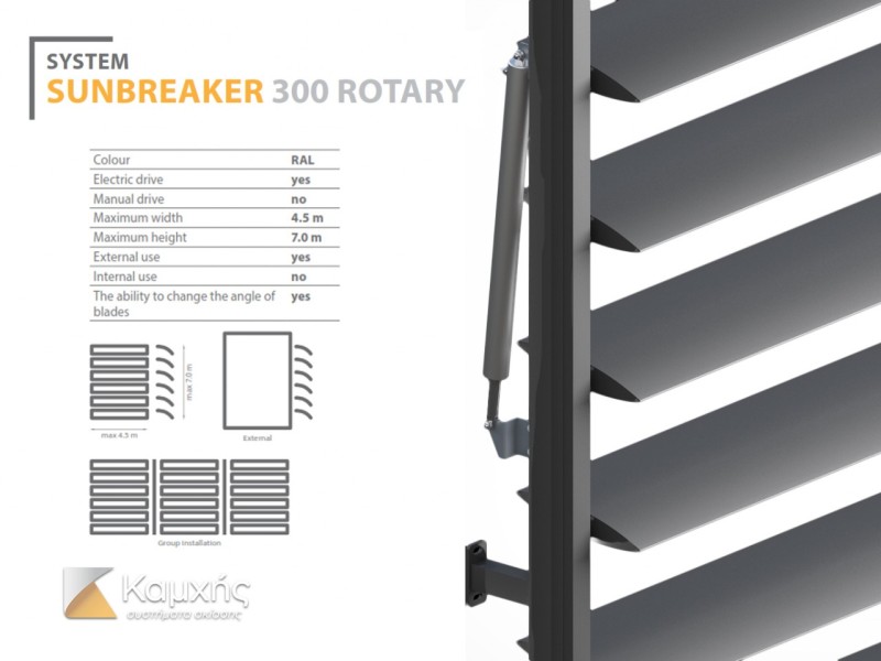 ALUMINUM BLADES SUNBREAKER 300