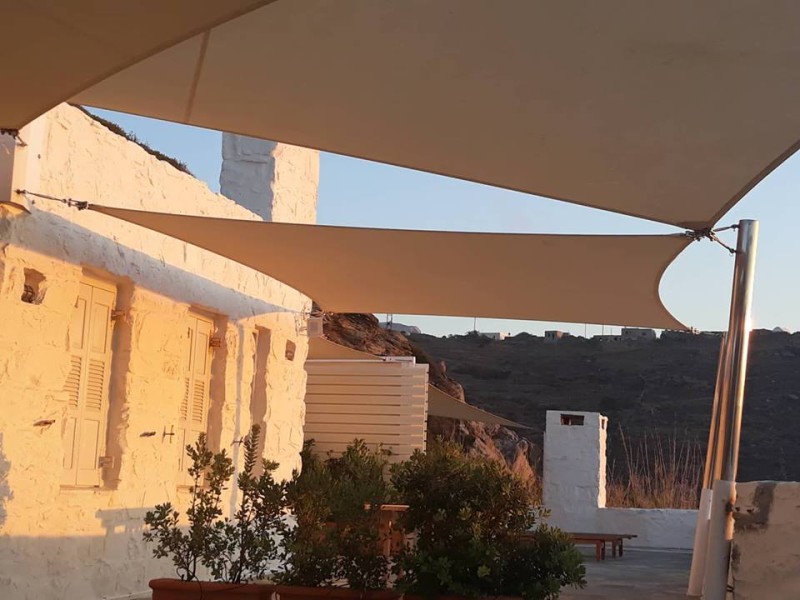 Sun-Sails 'All Season' @ private house, Amorgos