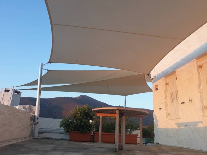 Sun-Sails 'All Season' @ private house, Amorgos