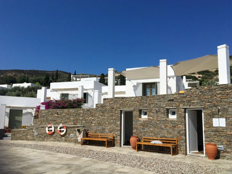 Fabric architecture @ Elies Resorts, Vathi, Sifnos 